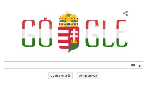 Megint logót kaptak március 15-re a Google-től a magyarok