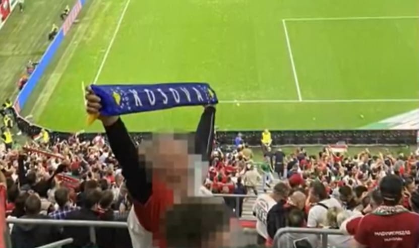 Biztonsági őrök fojtogattak egy magyar szurkolót a szerbek elleni meccsen