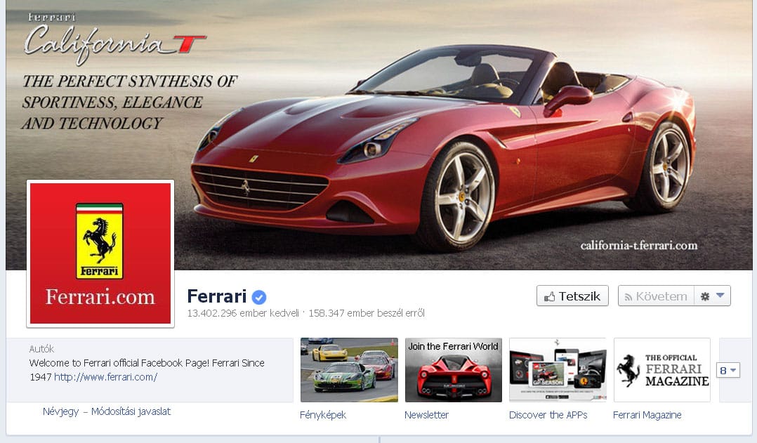 Facebook-vita: 11 millió dollárt követel egy 21 éves férfi a Ferraritól