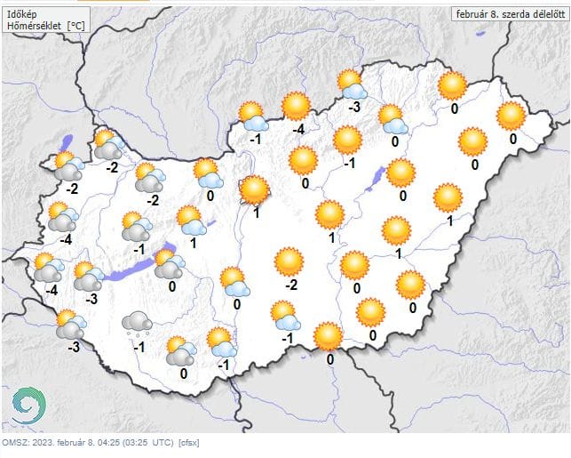 Marad a hideg, de napos idő