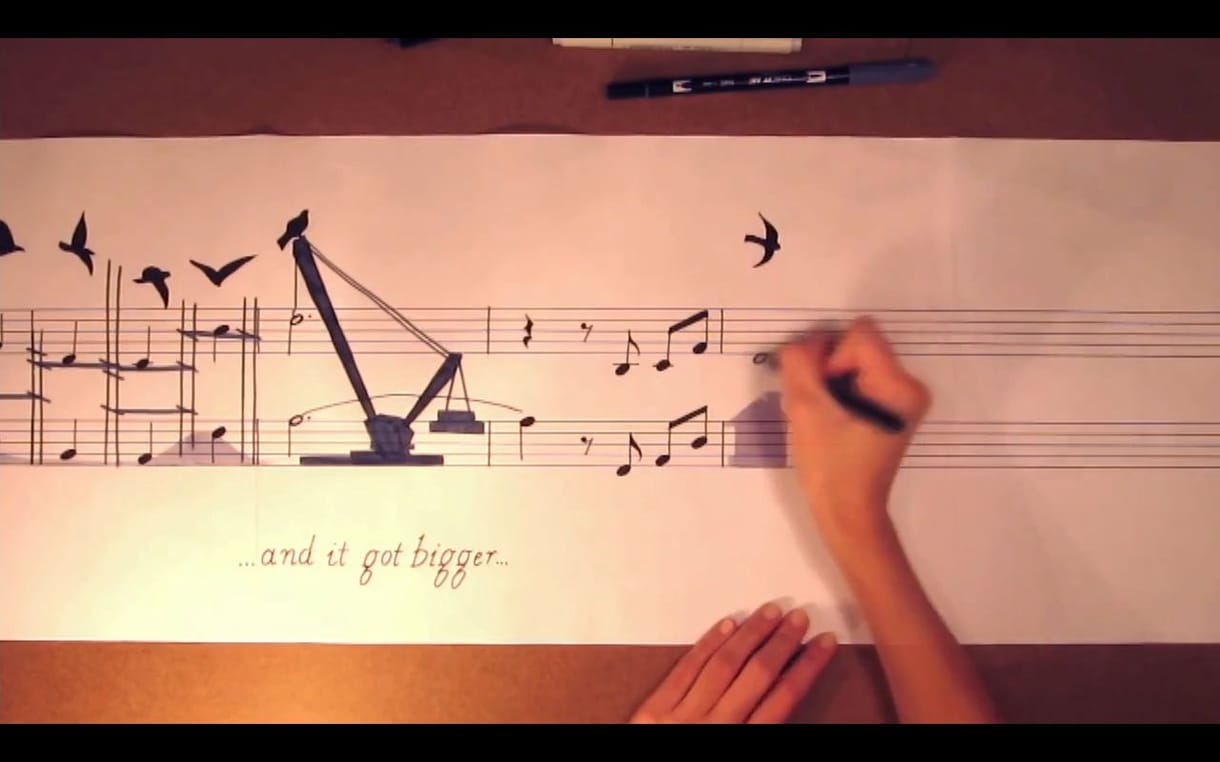 Zene éjszakára: Matteo Negrin - Glocal Sound / MUSIC PAINTING (videó)