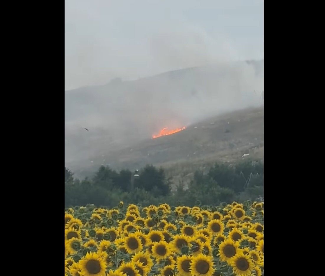 Videón látszódik, ahogy lángol a pusztazámori szeméttelep