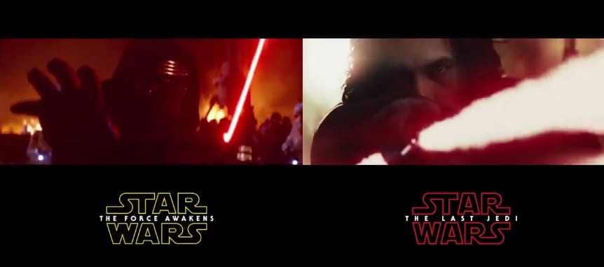 Tökéletesen rímel egymásra a Star Wars 7 és 8 trailere – videó
