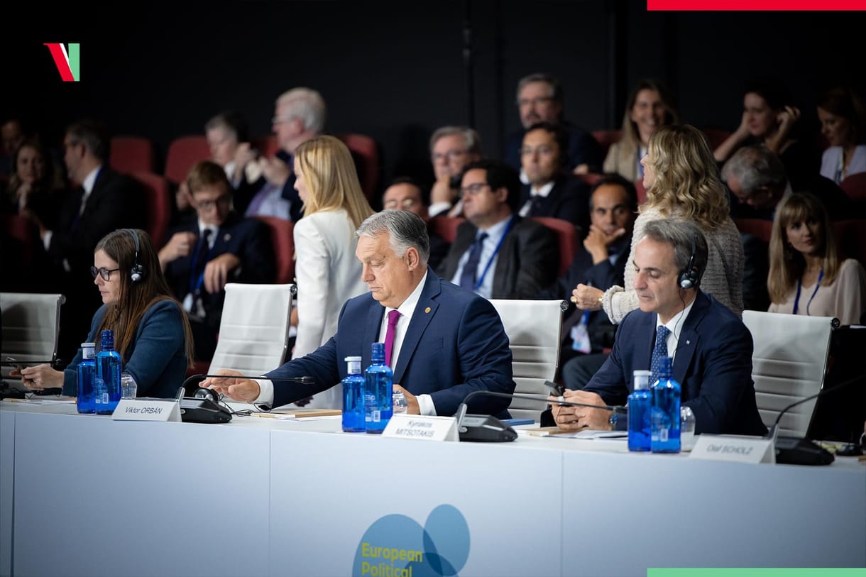 Diplomáciai nagyüzem címmel töltött fel Orbán több képet arról, ahogyan európai vezetőkkel találkozik Granadában