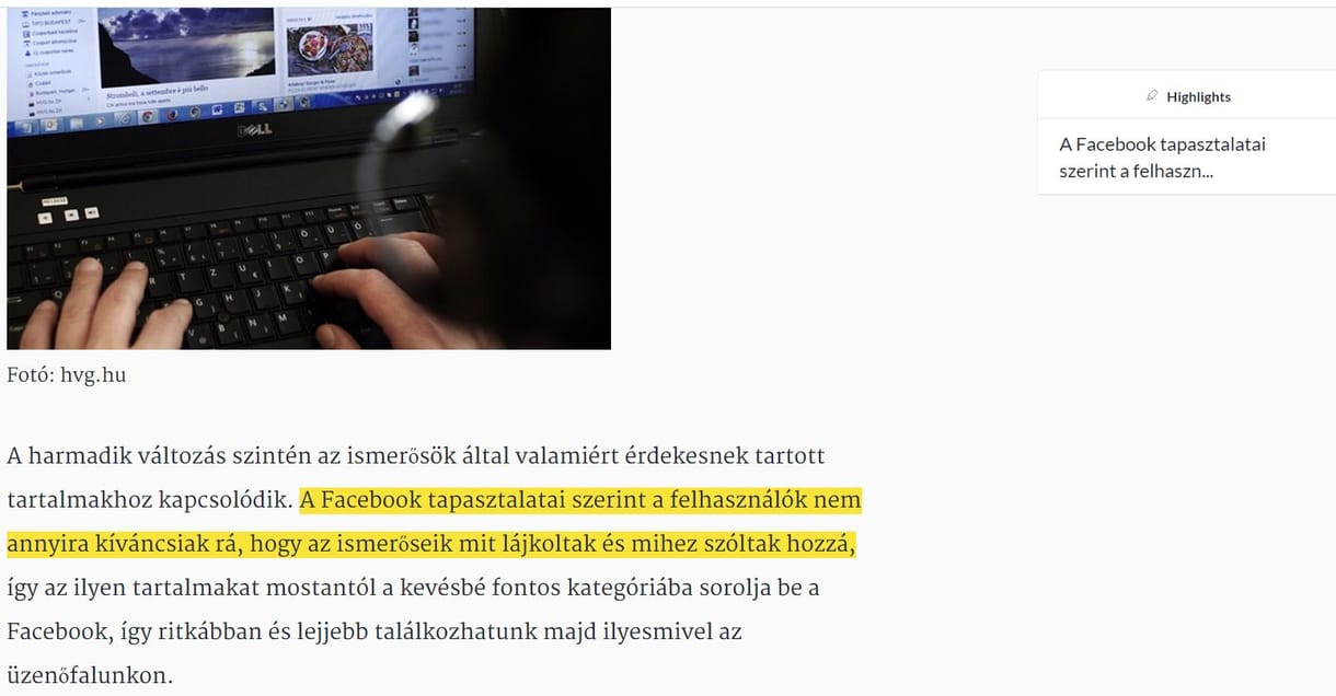 Így mentheti és küldheti el könnyen a neten olvasott cikkek lényegét