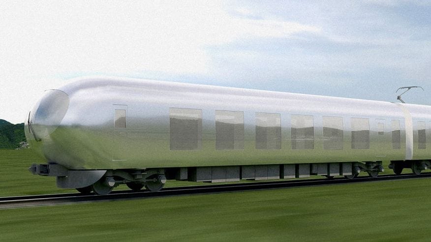Olyan futurisztikus vonat készül Japánban, hogy alig lehet majd észrevenni