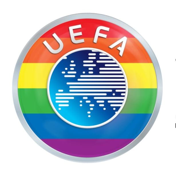 Az UEFA szivárványszínűre változtatta a logóját
