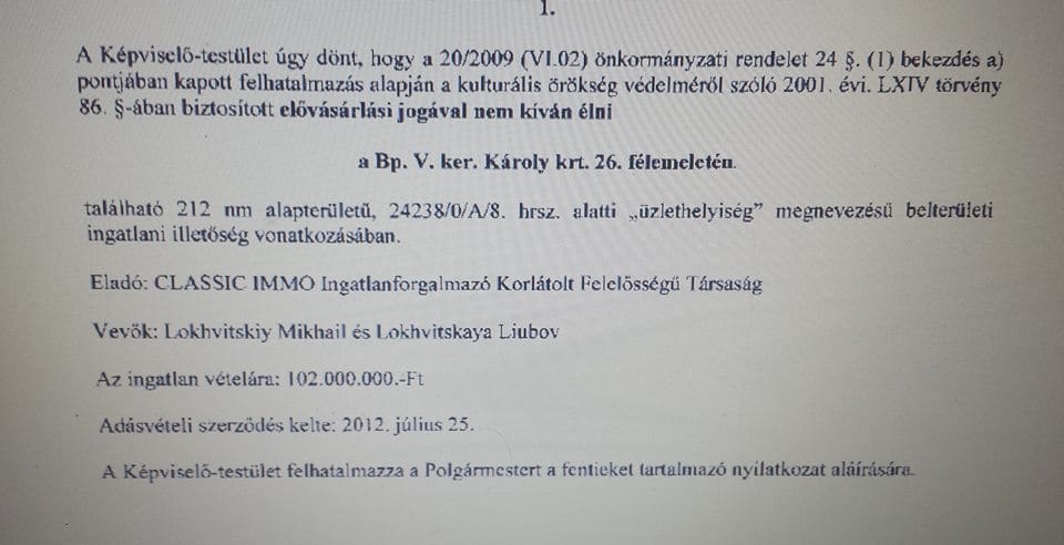 Juhász Péter a Facebookon közli a Rogán Klán egyik üzletét