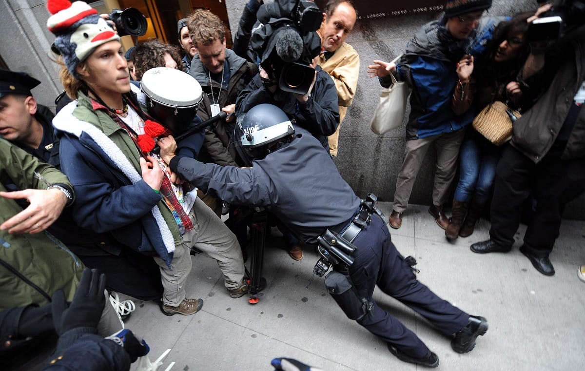 Őrizetbe vették az Occupy mozgalom 80 tagját