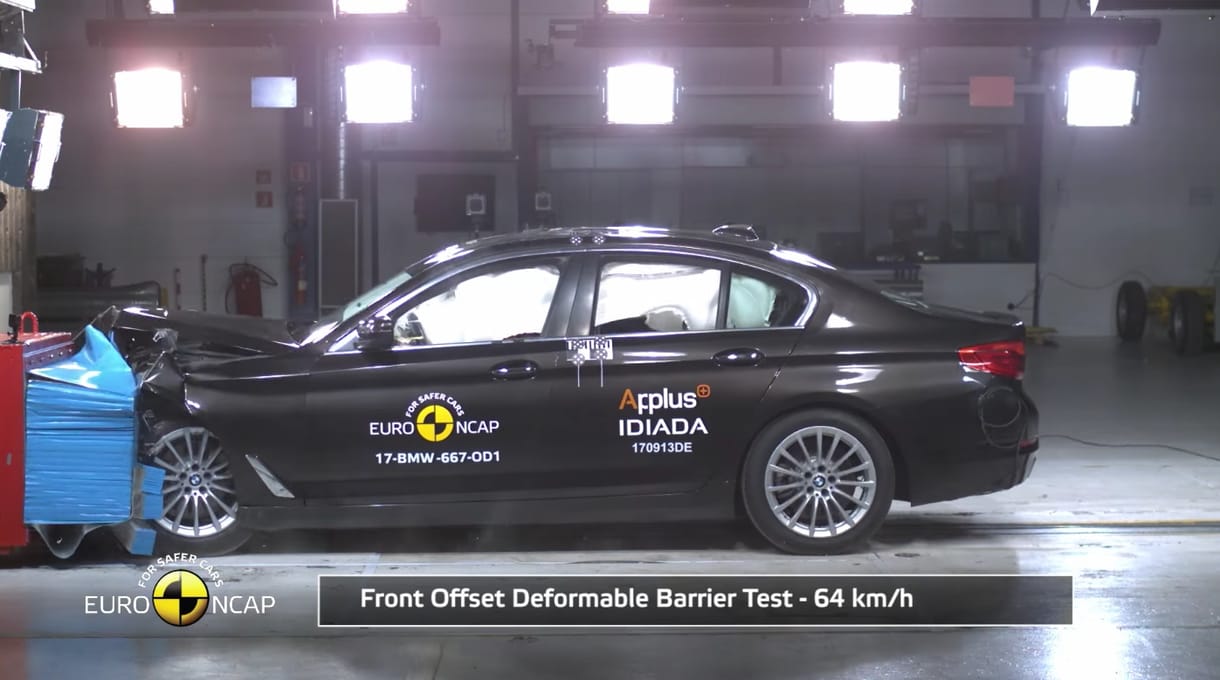 A legjobb minősítést kapta az új 5-ös BMW a törésteszten