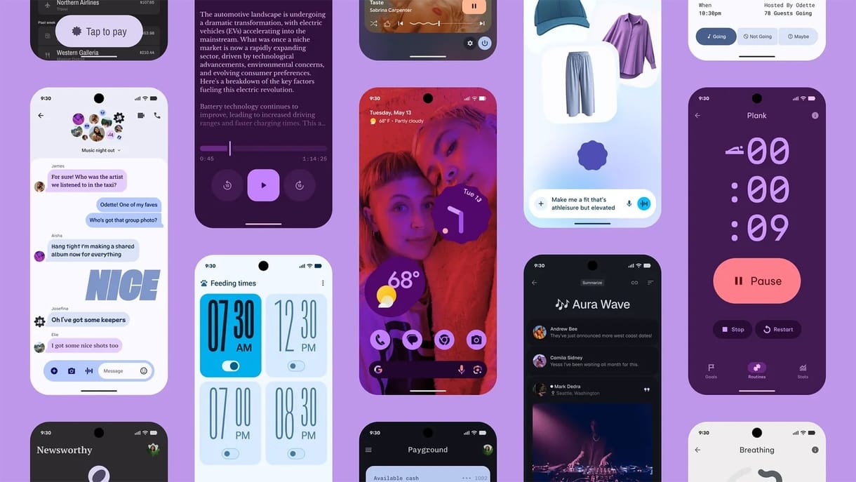Új külsőt kap az Android, így néz majd ki az Android 16