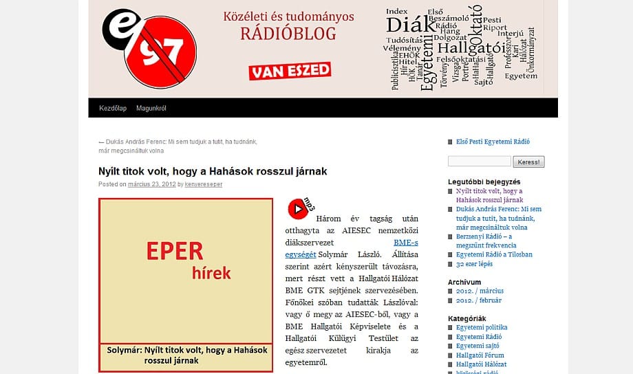 HaHa-tagsága miatt rúgtak ki egy hallgatót egy diákszervezetből?