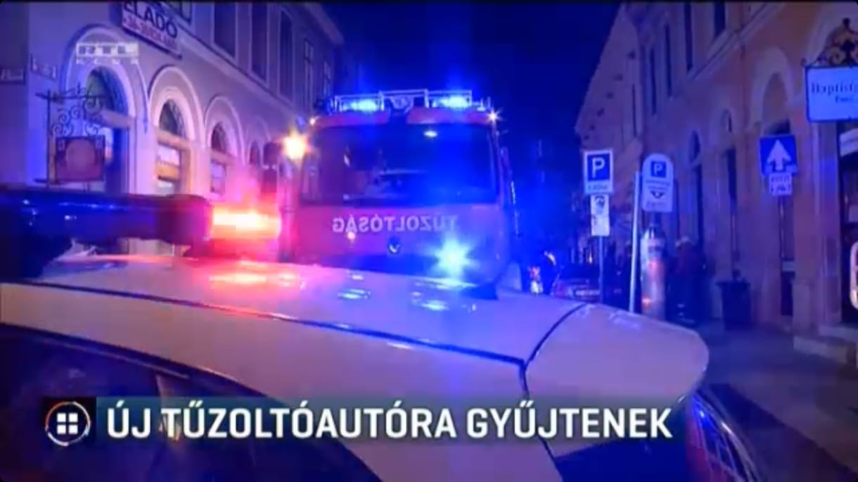 Új autóra gyűjtenek a pécsi önkéntes tűzoltók
