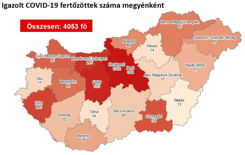 Békés megyében ismét megjelent a vírus, ötből viszont eltűnt