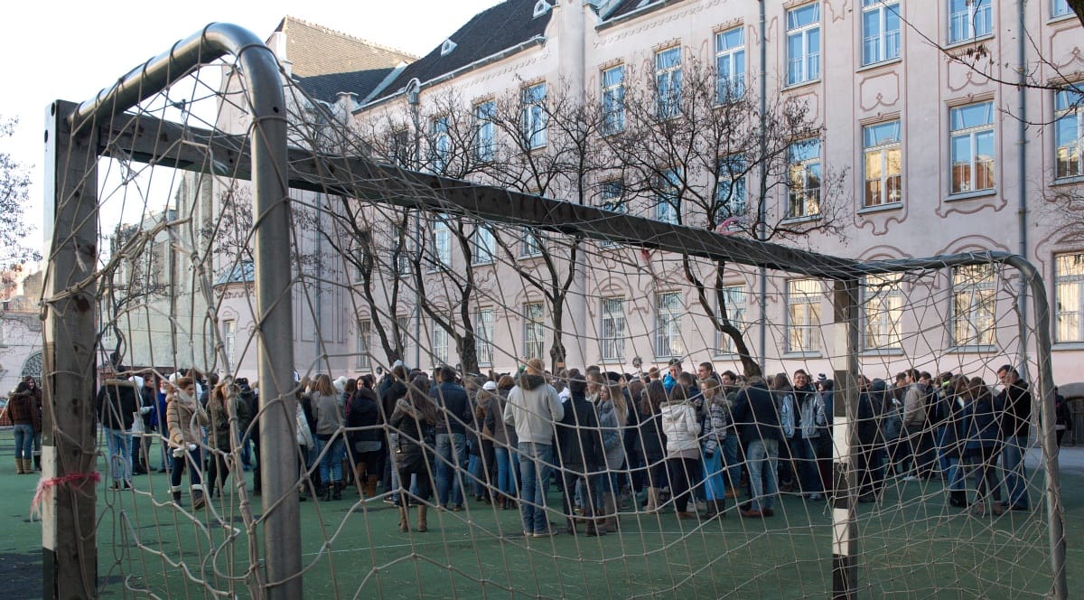 A Kölcseyben is sztrájkba léptek a diákok