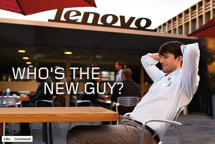 Meglepő választás: egy híres színész lett a Lenovo szóvivője