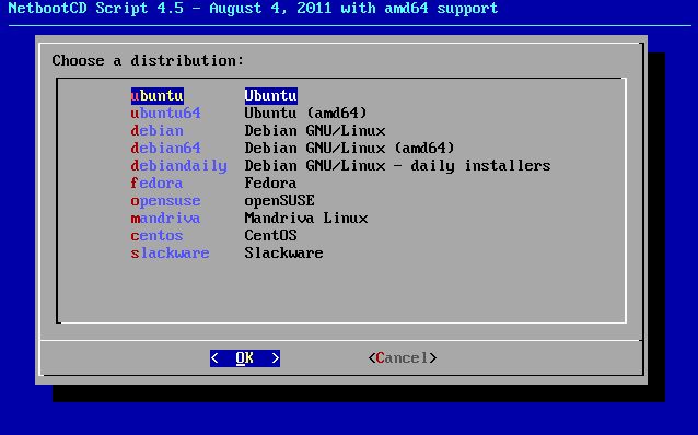 NetbootCD: egy CD-ről több Linuxot telepíthetünk, egyszerűen