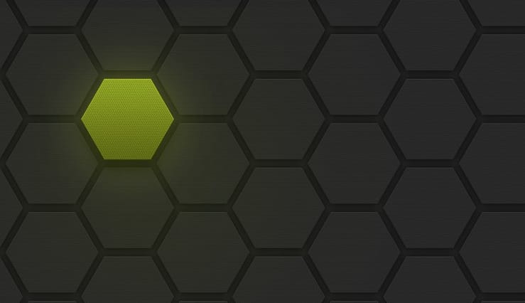 Mai háttérkép: Hexagon wallpaper v2
