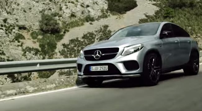 Lewis Hamilton is megforgatta kicsit az új Mercedes GLE Coupét