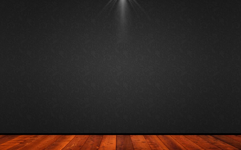 Mai háttérkép: Wallpapers Rooms - fekete tapéta, hajópadlóval