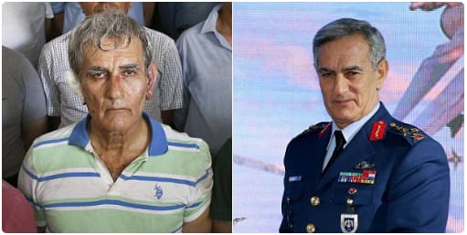 Bekötözött füllel fotózták le a török légierő volt parancsnokát