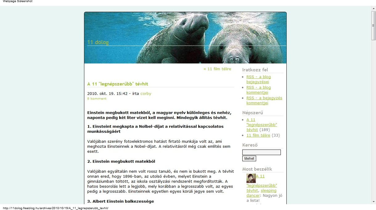 Melyek a legnépszerűbb tévhitek?