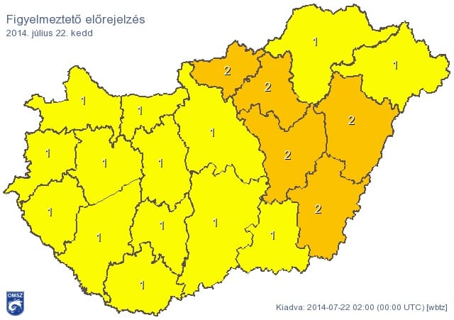 Este már 20 fok se lehet, ma keveset látjuk a napot