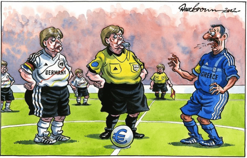 Angela Merkel - Görögország 4-0