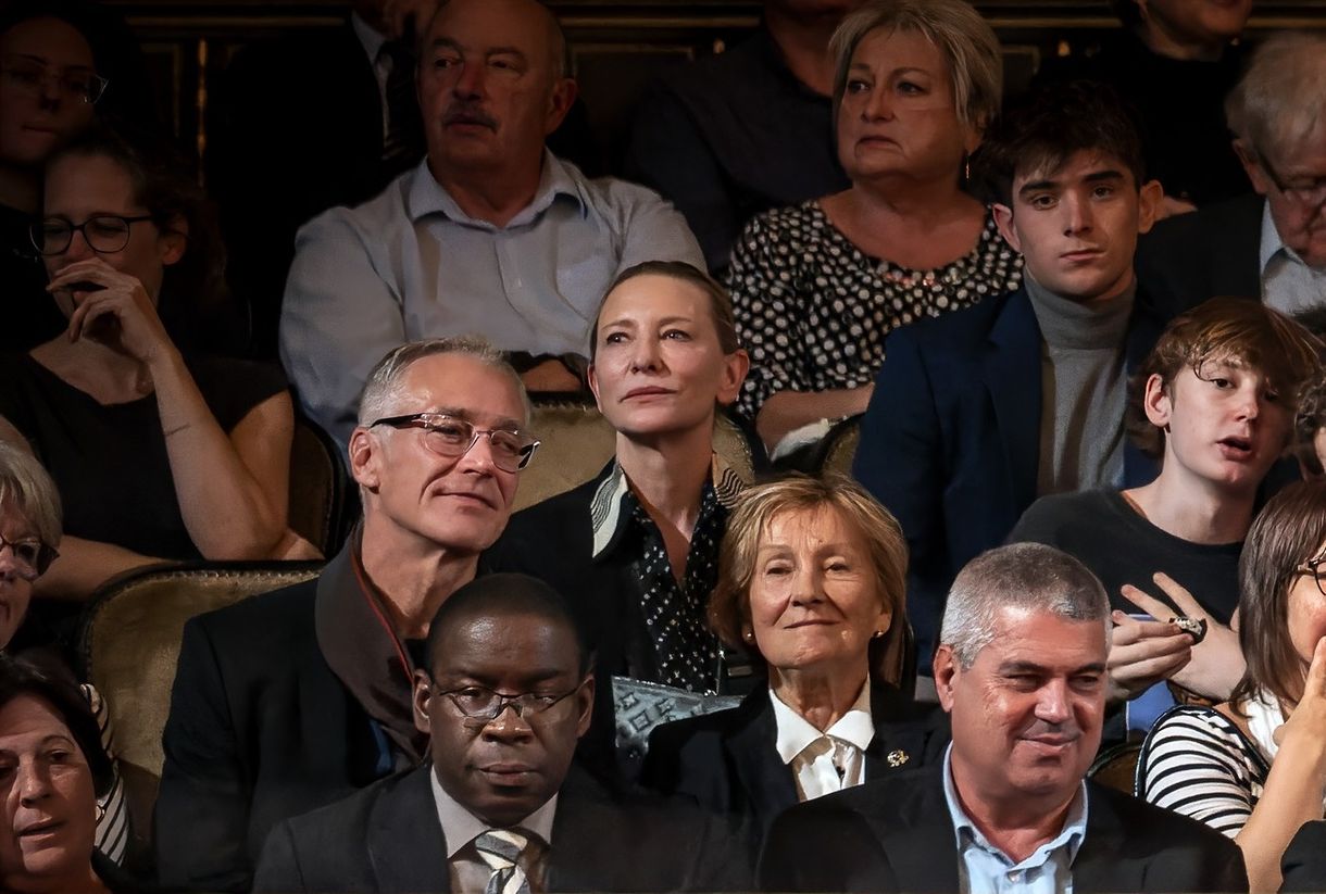 Cate Blanchett beült egy koncertre a Zeneakadémián