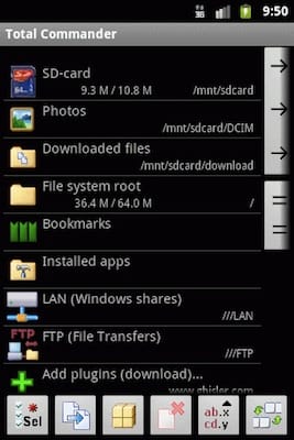 Itt a Total Commander for Android RC1 változata