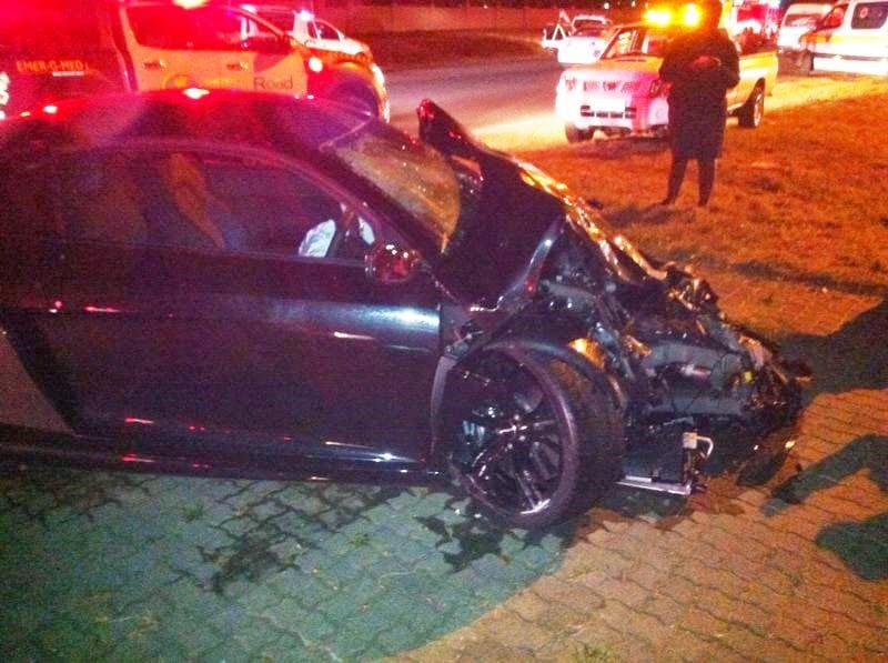 Őrült sofőr végzett ki egy Audi R8 GT-t Dél-Afrikában - fotók