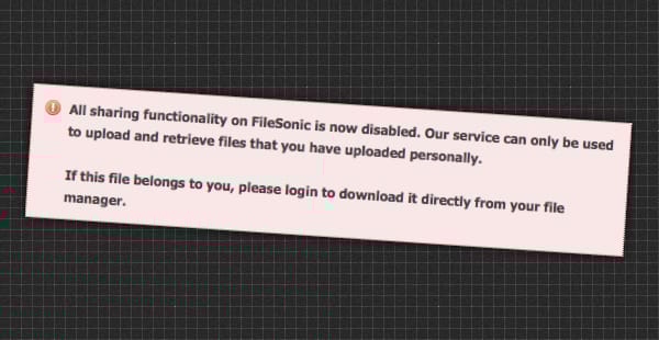 Megindult az ár: nem lehet letölteni a Filesonic-ról és az Uploaded.to-ról sem!