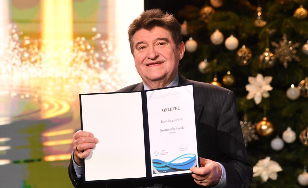 Szombathy Gyula kapta a Karinthy-gyűrűt