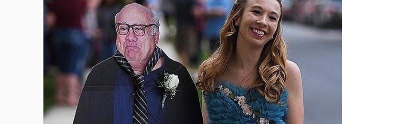 Egy lány Danny DeVito-bábuval ment a végzős bálba, a színész pedig zseniálisan reagált