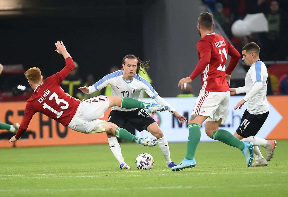 Törött bokával kellett elhagynia az új Puskás Arénát Kalmár Zsoltnak
