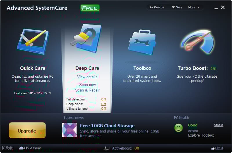 Letölthető az Advanced SystemCare 5.1-es változata: tegyük rendbe a Windowst!