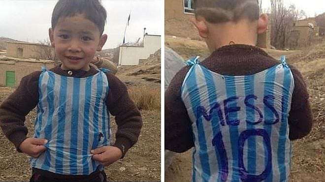 Menekülnie kellett a Messi-zacskós afgán kisfiú családjának