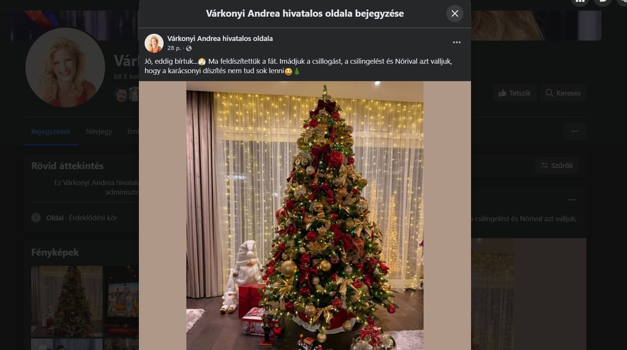Várkonyi Andrea nemcsak a karácsonyban úszik, hanem a nemi sztereotípiákban is