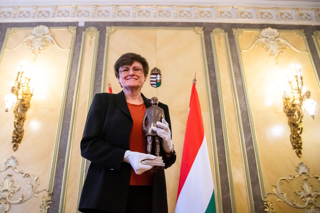 Karikó Katalin megkapta a legrangosabb magyar orvosi díjat