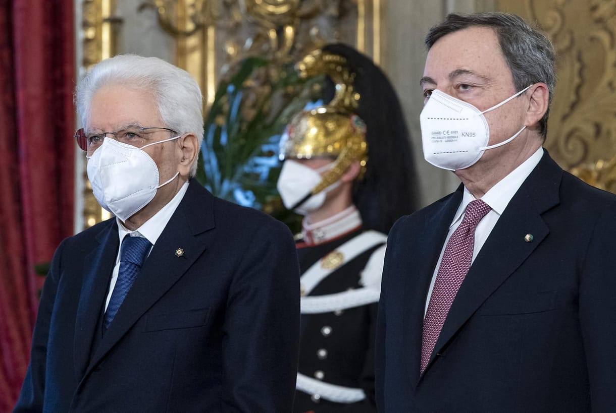 Az olasz államfő elutasította Mario Draghi olasz miniszterelnök lemondását