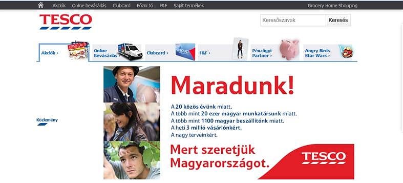 Felfedték, mire készül a Tesco Magyarországon