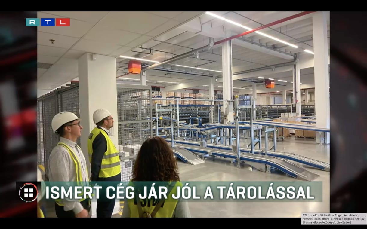 A Rogán Antal-féle nemzeti lakáslottós cégé a raktár, ahol évi egymilliárdért tárolja az állam a koronavírus alatt vett lélegeztetőgépeket
