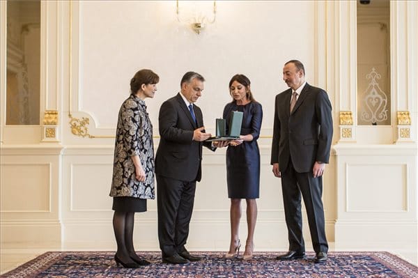 Orbán nagy lehetőséget lát a magyar-azeri együttműködésben