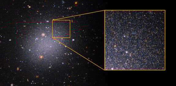 Olyan furcsa galaxist talált a Hubble, hogy a tudósok sem értik, mi történhet odaát
