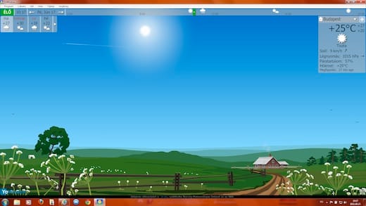 A hét Windows alkalmazása: YoWindow - látványos időjárás az Asztalon