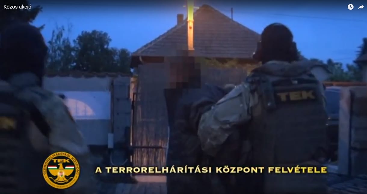 Hat tolvajra csaptak le a TEK-esek
