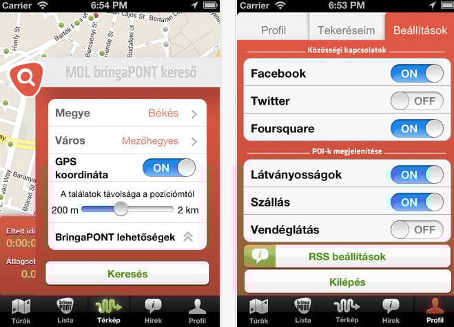Magyar mobilos alkalmazás bicikliseknek