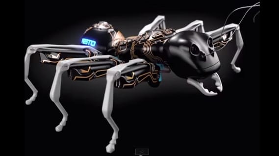 Itt vannak a kéznagyságú robothangyák