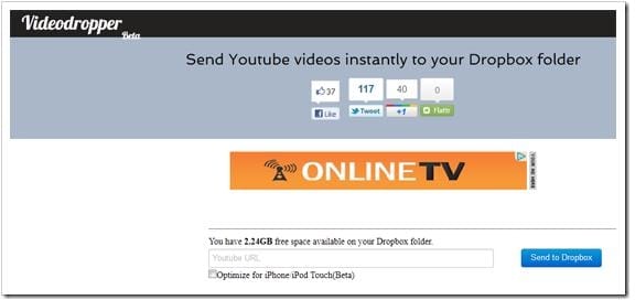 Nézze meg később: mentse Dropboxba a Youtube-videókat!