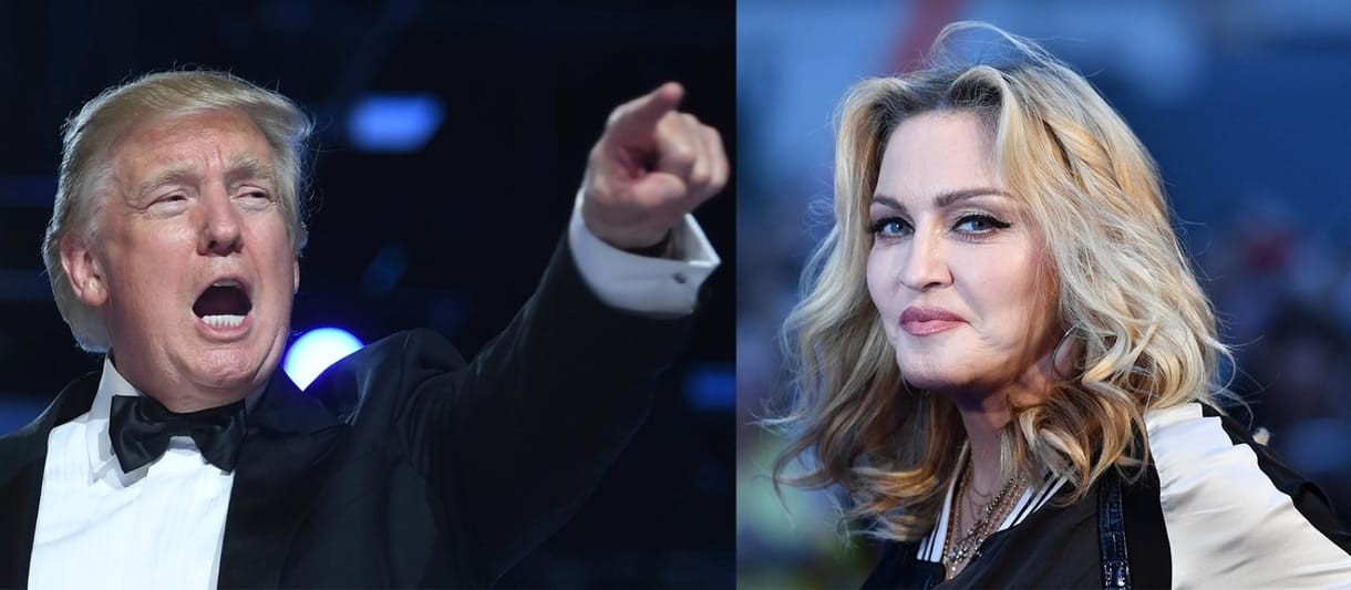 Trump nekiment Madonnának